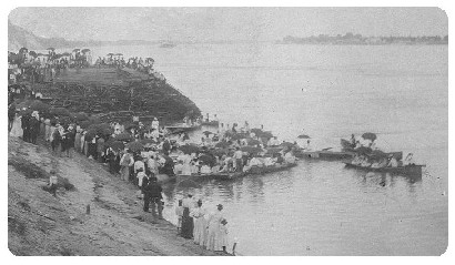 Baptism at Natchez Under the Hill, 1913