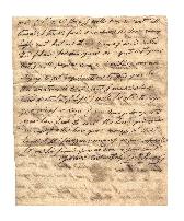 Click for larger view: Hunt's letter of 1822 Regarding his Cotton Crop