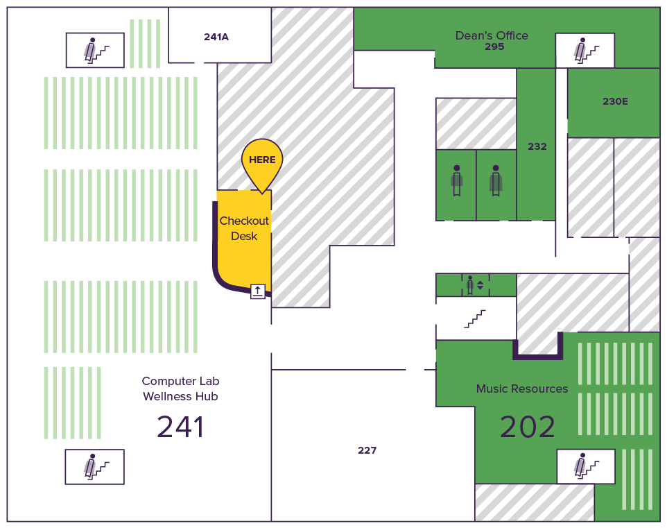 Checkout Desk Map