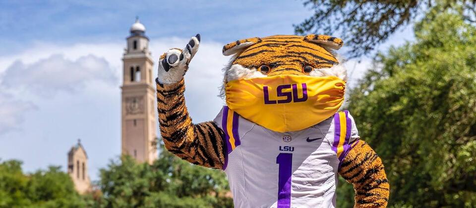 LSU tiger mascot