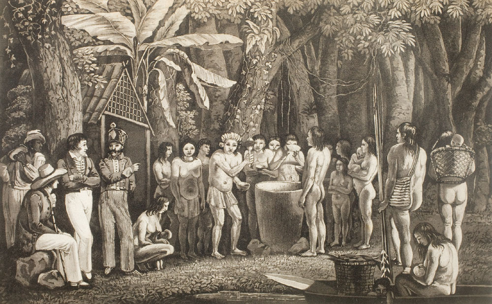 Johann von Spix drawing of natives