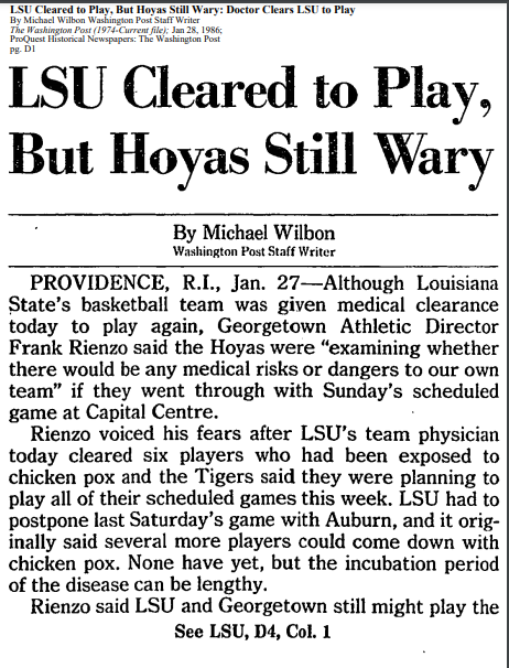 LSU Washington Post